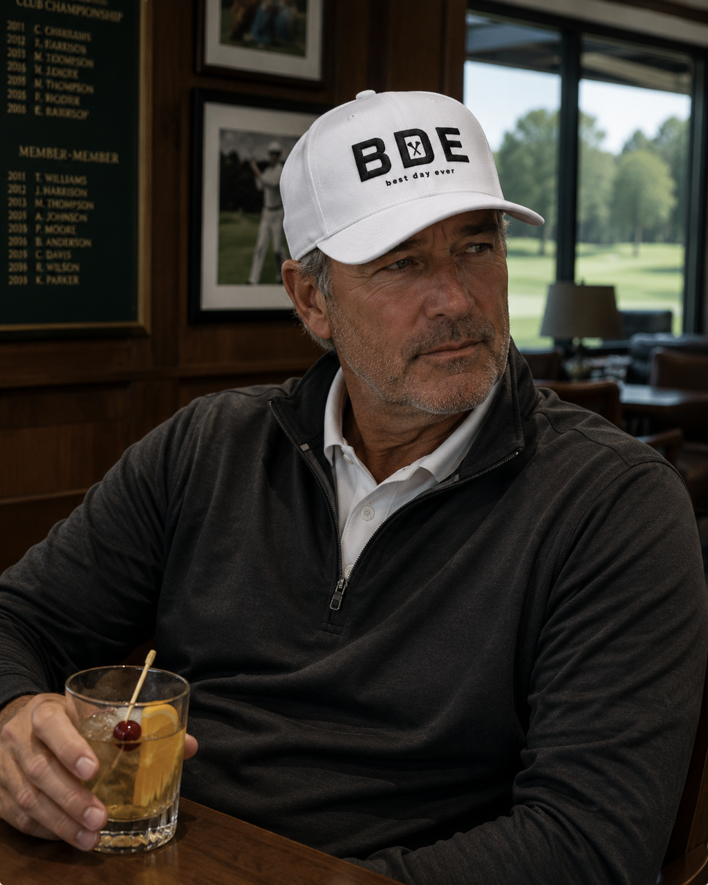 BDE best day ever. Structured Twill Cap
