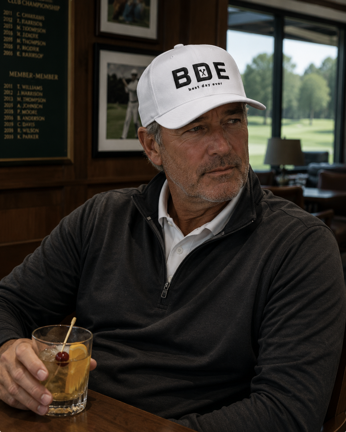 BDE best day ever. Structured Twill Cap