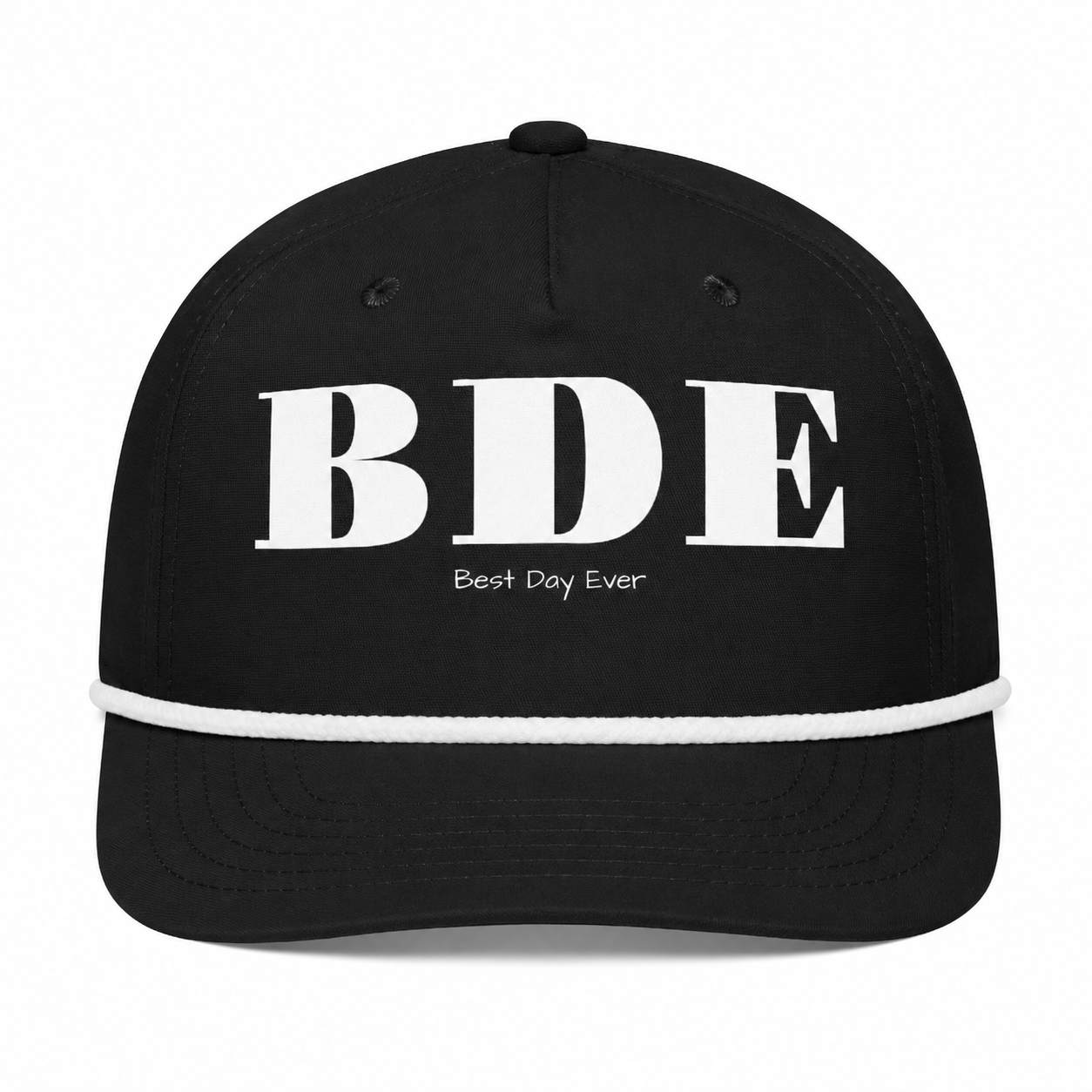 BDE Best Day Ever Golf rope cap